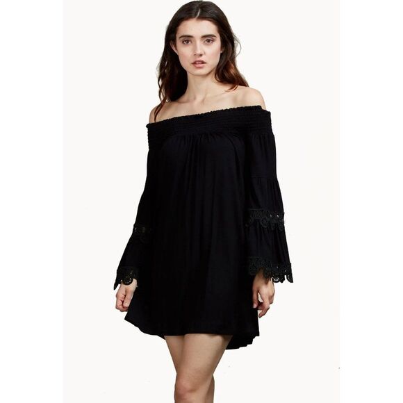 VAVA by Joy Han Bambi Off the Shoulders Mini Dress Size XS Witchy Whimsigoth - Picture 4 of 16